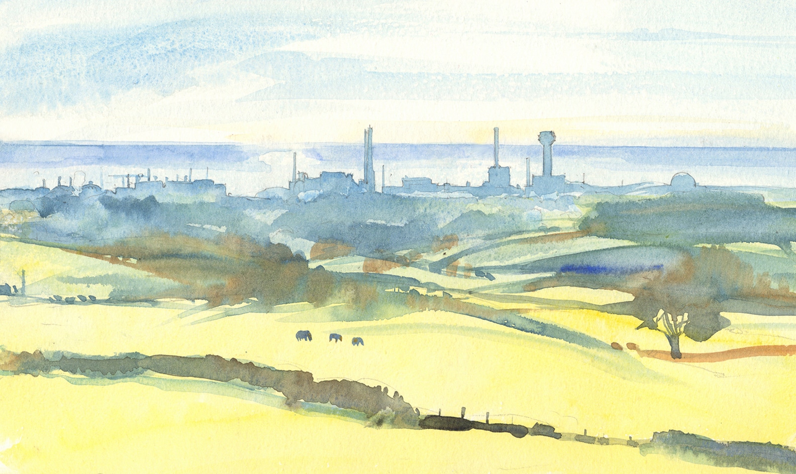Dreaming spires - Arnold thou should'st be living at this hour (view of Sellafield Cumbria)