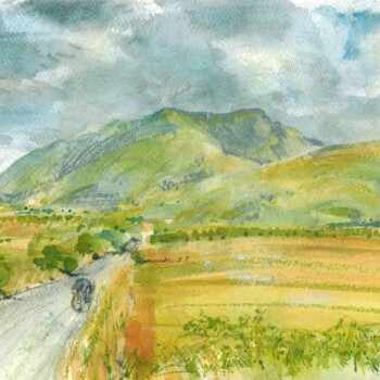 Blencathra evening clouds
