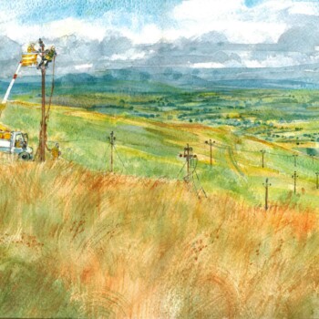 On the wire at Hartside